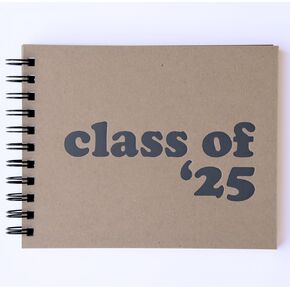Class of 2025 Graduation Scrapbook, Photo Album for Graduation. Boho, Rustic 90 Pages, 6" x 8", Class of 2025 Decorations, DIY Personalized Graduation Gift, Prom Guestbook
