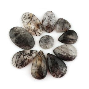 CRYSTALIS (10pcs) Wholesale Bulk Mix Semi-Precious Cabochons Gemstones, Jewelry Making Supply, Wire Wrapping, Natural Loose Crystals, DIY, Gem Collectibles, Home Decor, Art, Crafts, Healing Gift Pack