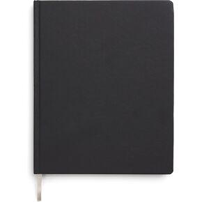 Staples TRU RED Large Hard Cover Ruled Journal, Black TR54768
