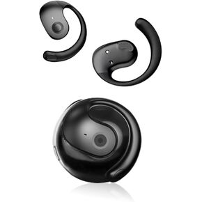 AI OWS Language Translator Earbuds, Supports 144 Languages,Online Translation Real Time, Earphone 3-in-1 Accents，Headphones Perfect for Travel Business and Learning Voice Language Translator（Black）