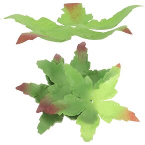 HAWILLOSCH 80Pcs DIY Artificial Flower Sepals for Bouquet Arrangements Realistic Green Fabric Flower Making Supplies for Crafting Custom Floral Creations and Decorations
