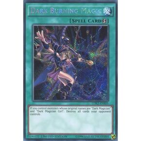 YuGiOh : LDK2-ENS05 Limited Ed Dark Burning Magic Secret Rare Card - ( Yu-Gi-Oh! Single Card ) by Deckboosters