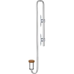 Dongker Aquarium CO2 Diffuser ، Acrylic Hanging CO2 Atomizer مع أكواب الشفط ووظيفة العد الفقاعية لـ 4 مم/0.16 "I.D. CO2 Tube