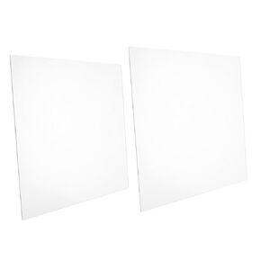 Homoyoyo 2pcs Transparent Acrylic Sheets for Crafting Projects High-Transparency Acrylic Panels for Display Boxes and Picture Frames Easy to Install and Versatile Use