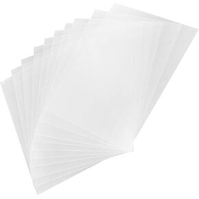 ERINGOGO 10pcs Acrylic Replacement Sheet for Picture Frame Double-Sided Adhesive Film High-Definition Display for Projects and Home Decor