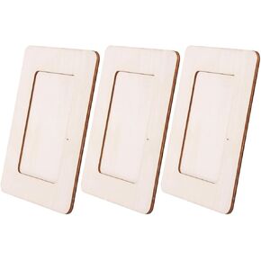 NUOBESTY 3pcs Painting Frames Blank Photo Frame for Boy Girl Art Projects Craft for Crafts for Home Decor and Classroom Use