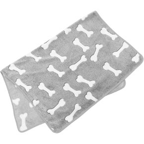 YARNOW Pet Bed Blanket Fleece Blanket for Dogs Cats Warm Soft Portable Multi-Size in Kuwait