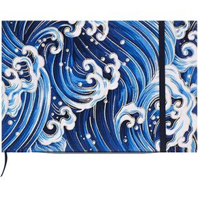 7.5 X 5" Watercolor Paper Book,50% Cotton,300gsm/140lb, Acid-Free, 24 Sheets Cold Press Watecolor Paper Sketchbook for Artists Students Adults Beginner's Journal Watecolor Pad (Red Waves)