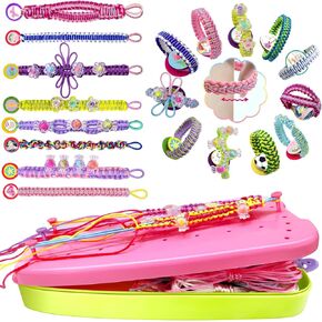 Friendship Bracelet Making Kit for Girls,Arts and Crafts for Kids Ages 8-12,String Maker Tool Gifts Toys for 6 7 8 9 10 11 12+ Year Old Girl On Christmas Birthday
