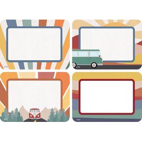 Teacher Created Resources Moving Mountains Road Trip Name Tags/Labels - Multi-Pack (TCR9235)