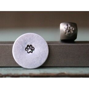 3mm Dog Paw Metal Punch Design Jewelry Stamp
