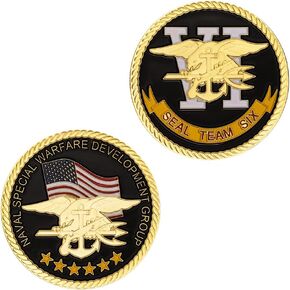 1 PC Seal Team Six Challenge Coin US Navy Naval Special Warfare Development Group Rare Collectible Coins