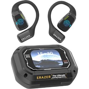 ERAZER XP6 AI ترجمة أذن في الوقت الفعلي ، وترجمات المترجمة ذات الاتجاهين في اتجاهين مقابل 135 لغة ولهجة ، وملاءمة iOS و Android ، و 3 في 1 جهاز مترجم مع تطبيق لتعلم الأعمال التجارية