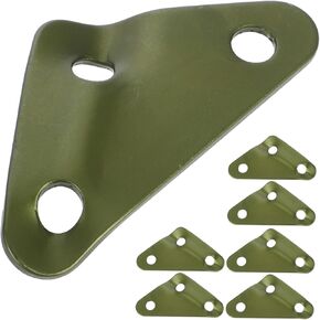 20Pcs Heavy Duty Aluminum Alloy Triangle Adjuster Buckles for Tent Guyline Cord Tensioning Windproof Lightweight Portable Camping Gear for Outdoor Activities