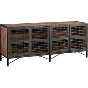 Sauder Boulevard Café Credenza, For TV's up to 70", Vintage Oak finish