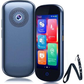 Language Translator Device 2025, 137 Language Real Time Two-Way Translation,No WiFi Need, Voice/Text/AI/Offline/Photo,Accuracy Portable Instant Translating Device for Travel Business-Grey