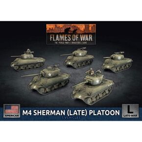 Battlefront Miniatures Flames of War: American M4 Sherman Platoon (Late-War)
