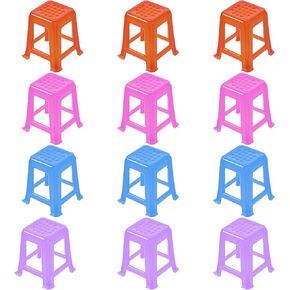 12Pcs Canvas Stands for Painting, Mini Non-Slip Fluid Painting Supplies Plastic Paint Pouring Tools