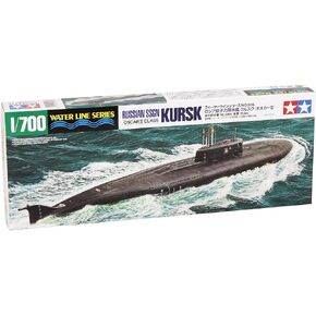 Tamiya 31906 U-Boot 1:700 Rus. SSGN Kursk Oscar-II Submarine, Model Building, Crafts, Hobby, Gluing, Plastic Kit, Multicoloured