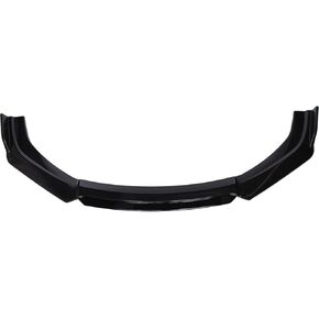 Spoiler Separator, Car Front Bumper Lip Auto Chin Spoiler Splitter Diffuser Body Kits Scratch Trim Air Dam Compatible with Honda Accord 8th 2008-2010(Carbon Fiber and Red)