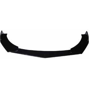 Spoiler Separator, 4PCS 1.77M Universal Car Front Bumper Lip Body Kit Spoiler Canard Splitter Diffuser Black Carbon Fiber Compatible with Skoda-Octavia II 1Z3(A)
