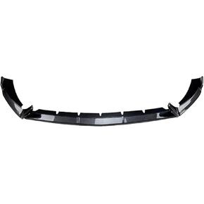Spoiler Separator, Compatible with Benz W213 S213 E-Class E200 E300 E450 2020 2021 2022 2023 Front Bumper Lip Gloss Black Spoiler Body Kits Tuning ABS(Carbon Look)