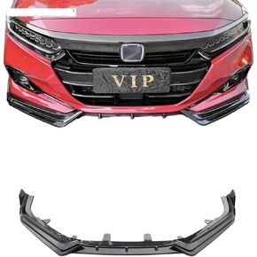 Spoiler Separator, 3D Car Front Bumper Lower Lip Body Kit Compatible with 10.5th Generation Honda Accord 2022 Front Spoiler Splitter Chin Diffuser Perotector(Carbon Grain)