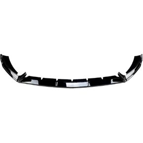 Spoiler Separator, Compatible with Benz E Class W213 E260 E300 AMG 2021 2022 2023 FCar Front Bumper Lip Body Kit Spoiler Canard Carbon Look Body Kit(Gloss Black)