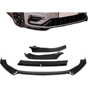 Spoiler Separator, AUTORM Glossy Black Front Bumper Splitter Lip Diffuser Spoiler Compatible with VW Golf MK7 MK7.5 GTI R GTD All 2014-2019