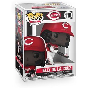 Pop Baseball: Reds - Elly De La Cruz Vinyl Figure Collectibles Included with Box Protector Compatible for Funko