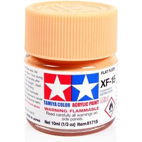 TAMIYA Acrylic Mini XF15 Flat Flesh TAM81715 Plastics Paint Acrylic
