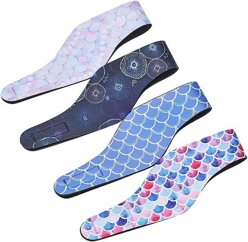 6 قطع من عصابات رأس السباحة للأطفال، عصابات رأس للسباحة قابلة للتعديل لحماية الأذن لطيف كرتوني مقاوم للماء للسباحين للأولاد من سن 3 إلى 15 عامًا، محيط الرأس 17.3-20.5 بوصة in Kuwait