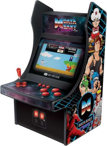 My Arcade Mini Player 10 Inch Arcade Machine: 20 Built In Games, Fully Playable, Pac-Man, Galaga, Mappy and More, 4.25 Inch Color Display, Speakers, Volume Controls, Headphone Jack, Micro USB Powered in Saudi Arabia