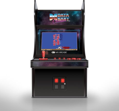 My Arcade Mini Player 10 Inch Arcade Machine: 20 Built In Games, Fully Playable, Pac-Man, Galaga, Mappy and More, 4.25 Inch Color Display, Speakers, Volume Controls, Headphone Jack, Micro USB Powered in Saudi Arabia