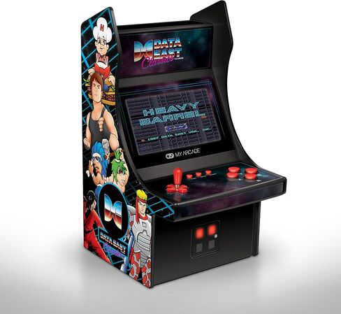 My Arcade Mini Player 10 Inch Arcade Machine: 20 Built In Games, Fully Playable, Pac-Man, Galaga, Mappy and More, 4.25 Inch Color Display, Speakers, Volume Controls, Headphone Jack, Micro USB Powered in Saudi Arabia