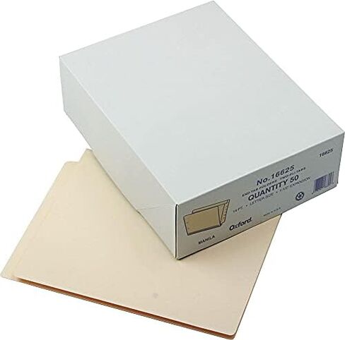 Pendaflex 16625 End Tab Expansion Folders, Straight Cut End Tab, Letter, Manila (Box of 50) in Kuwait