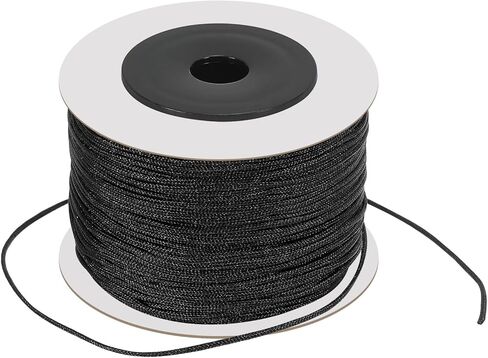 PATIKIL 1mm x 142 Yard Nylon Satin Cord, Nylon Beading String Knotting Cord Chain Braided Rope for Bracelets Jewelry Trim Chinese Knot, Coffee in Saudi Arabia