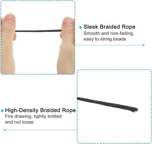PATIKIL 1mm x 142 Yard Nylon Satin Cord, Nylon Beading String Knotting Cord Chain Braided Rope for Bracelets Jewelry Trim Chinese Knot, Coffee in Saudi Arabia