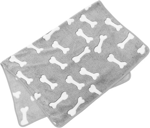 YARNOW Pet Bed Blanket Fleece Blanket for Dogs Cats Warm Soft Portable Multi-Size in Kuwait