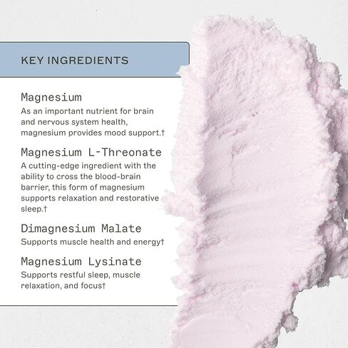 مسحوق المغنيسيوم NeuroCalm من دكتور إيمي مايرز - أفضل شكل من أشكال المغنيسيوم L-ثريونات لتعزيز الصحة والدعم المعرفي - يعزز التركيز على الانتباه وتعلم الذاكرة - 60 حصة (5.29 أونصة) in Kuwait