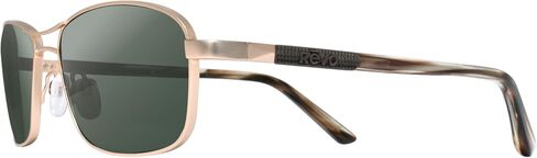 Revo Sunglasses Clive: High-contrast Polarized Crystal Glass Lens with Metal Rectangle Frame in Saudi Arabia