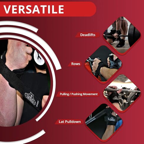 أشرطة معصم بمقابض الدب لرفع الأثقال، أشرطة رفع بديلة لرفع الأثقال، أشرطة رفع متفوقة، مقابض لرفع الأثقال، الدمبل، الحدائد، حركات الدفع والسحب in Kuwait