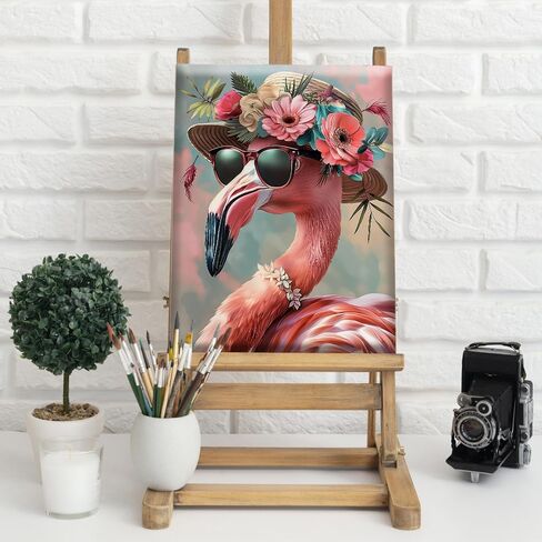 Natuyalo Framed Paint by Numbers Kit for Adults Beginners, 12"x16" Sunflower Canvas Painting Kits for Adults Flowers Acrylic Paint by Numbers with Frame in Saudi Arabia