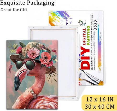 Natuyalo Framed Paint by Numbers Kit for Adults Beginners, 12"x16" Sunflower Canvas Painting Kits for Adults Flowers Acrylic Paint by Numbers with Frame in Saudi Arabia
