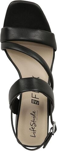 LifeStride Womens Celia Slingback Strappy Dress Sandals Black 6 W in Saudi Arabia