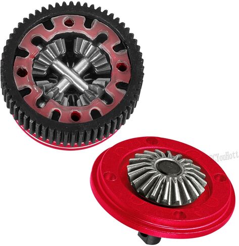 ترقيات RC ترقيات النقل الجزرية ترس الحافز (48-PITCH) 76T 83T 86T 90T Spur Gear مع 17T/19T/21T/23T/25T/27T PINIONS GEAR لـ 1/10 SLASH/RUSTLER/Stampede/Bandit 2WD VXL ، RED ، RED in Kuwait