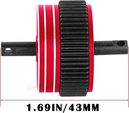ترقيات RC ترقيات النقل الجزرية ترس الحافز (48-PITCH) 76T 83T 86T 90T Spur Gear مع 17T/19T/21T/23T/25T/27T PINIONS GEAR لـ 1/10 SLASH/RUSTLER/Stampede/Bandit 2WD VXL ، RED ، RED in Kuwait