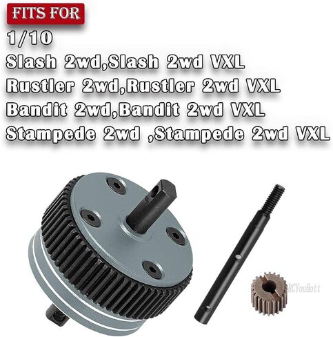 ترقيات RC ترقيات النقل الجزرية ترس الحافز (48-PITCH) 76T 83T 86T 90T Spur Gear مع 17T/19T/21T/23T/25T/27T PINIONS GEAR لـ 1/10 SLASH/RUSTLER/Stampede/Bandit 2WD VXL ، RED ، RED in Kuwait