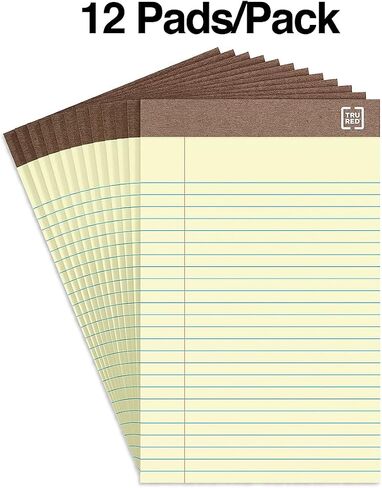 STAPLES 491461 Notepads 5-Inch x 8-Inch Narrow White 50 Sheets/Pad 12 Pads/PK (18592STP) in Saudi Arabia