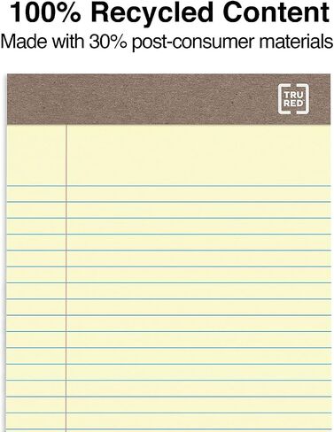 STAPLES 491461 Notepads 5-Inch x 8-Inch Narrow White 50 Sheets/Pad 12 Pads/PK (18592STP) in Saudi Arabia